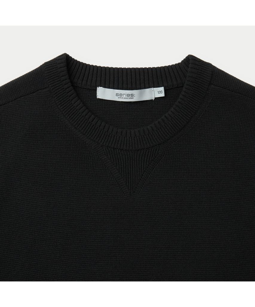 Silijeu Hybrid Crew Neck Sweatshirt Sawas26101Bkx