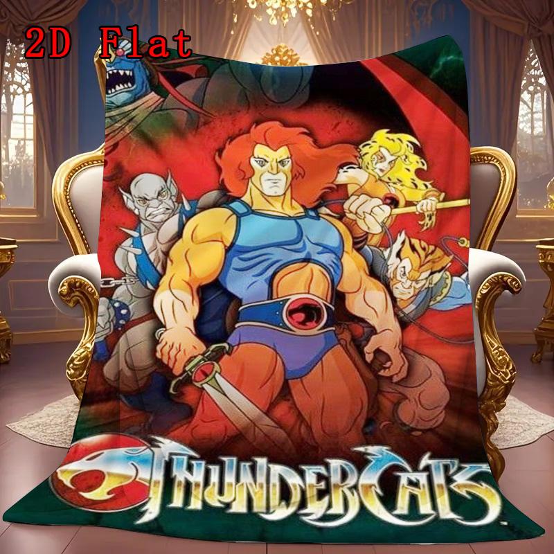Thundercats 2D Flat Pattern Flannel Blanket High quality All Seasons Warmth and Comfort Perfect for Christmas Gifts.MMT0918092