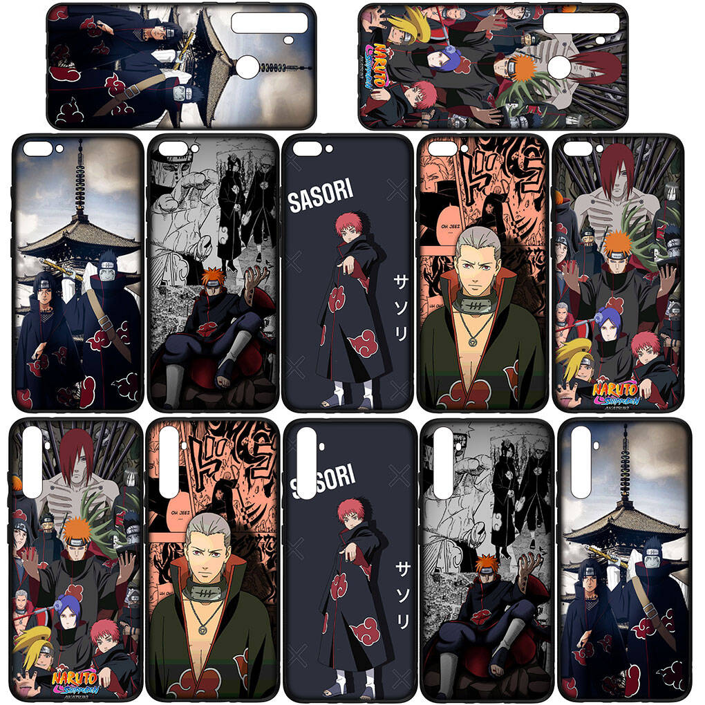 Case for iPhone 17 15 16 Plus Xiaomi Poco X7 X6 F8 F7 M8 C85 C75 C71 Redmi Note 14 12 11 13 Pro Max A4 14C 13C 15C Narutos Sasori Coque Akatsuki Cover