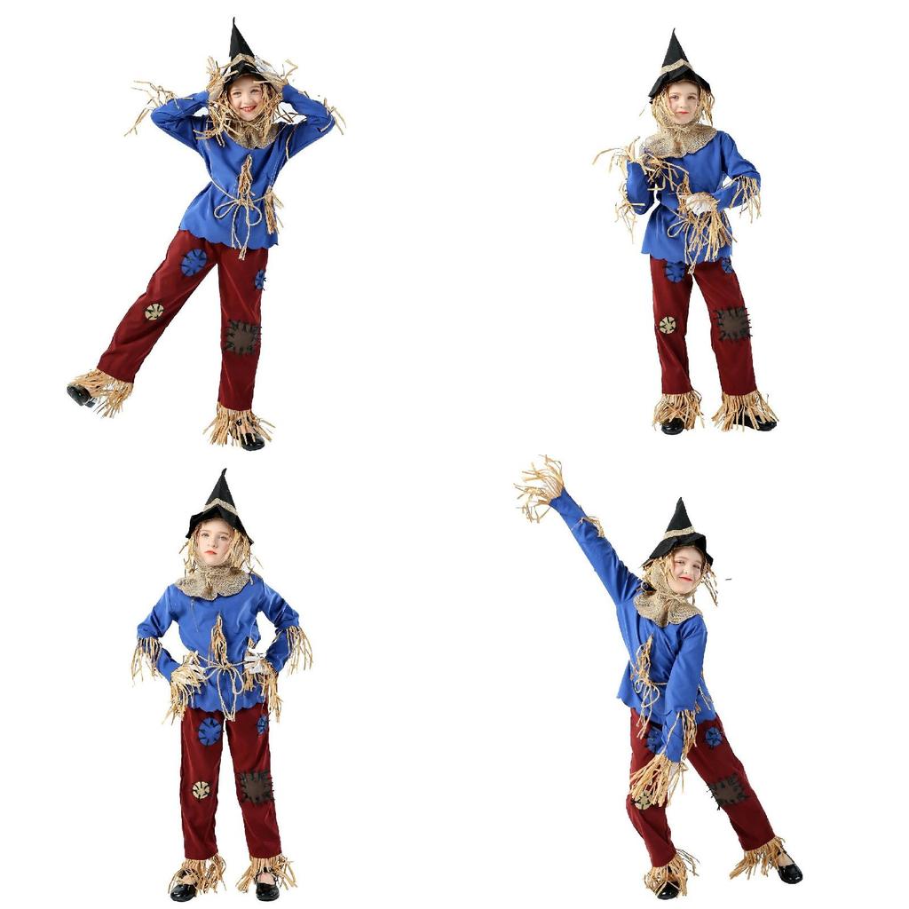 Хэллоуин Костюм Детский Косплей Волшебник Страны Оз Укротитель Львов Плюшевый Бархатный Для Детей