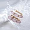 Квадратные серьги с французским геометрическим дизайном и инкрустацией из светло-зеленого циркона, элегантные женские украшения