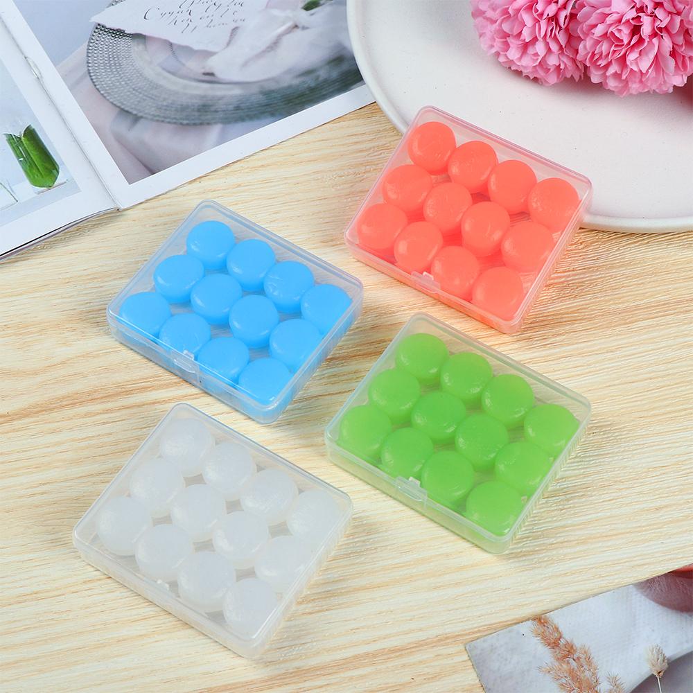 Protect Soundproof Noise Reduction Anti-noise Ear Plugs Waterproof Earbud Soft Silicone Earplugs