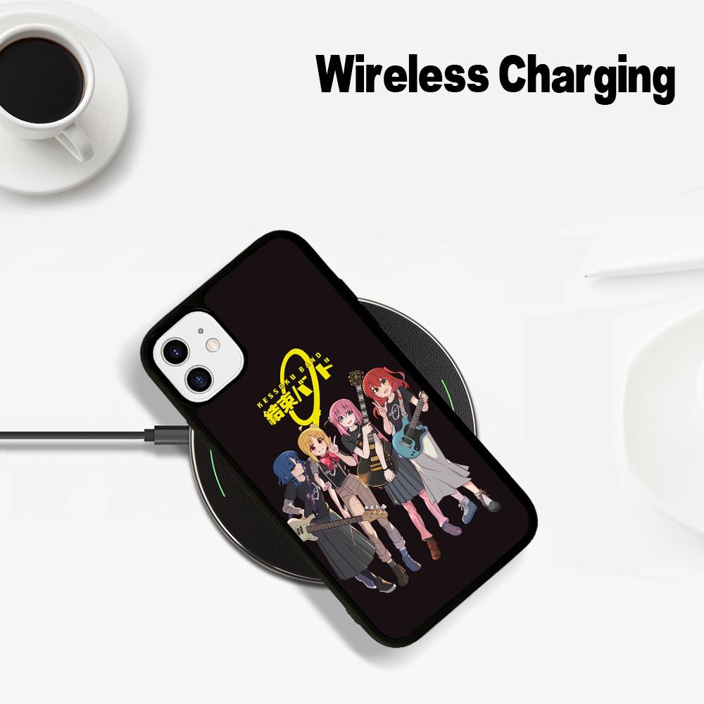 Anime B-Bocchi The Rock Phone Case Magnetic Case For IPhone 16 14 13 12 11 15 Pro Max Plus For Magsafe Wireless Charge Cover