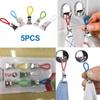 5pcs Towel Hanging Clips Hooks For Home Kitchen Bathroom Organizer