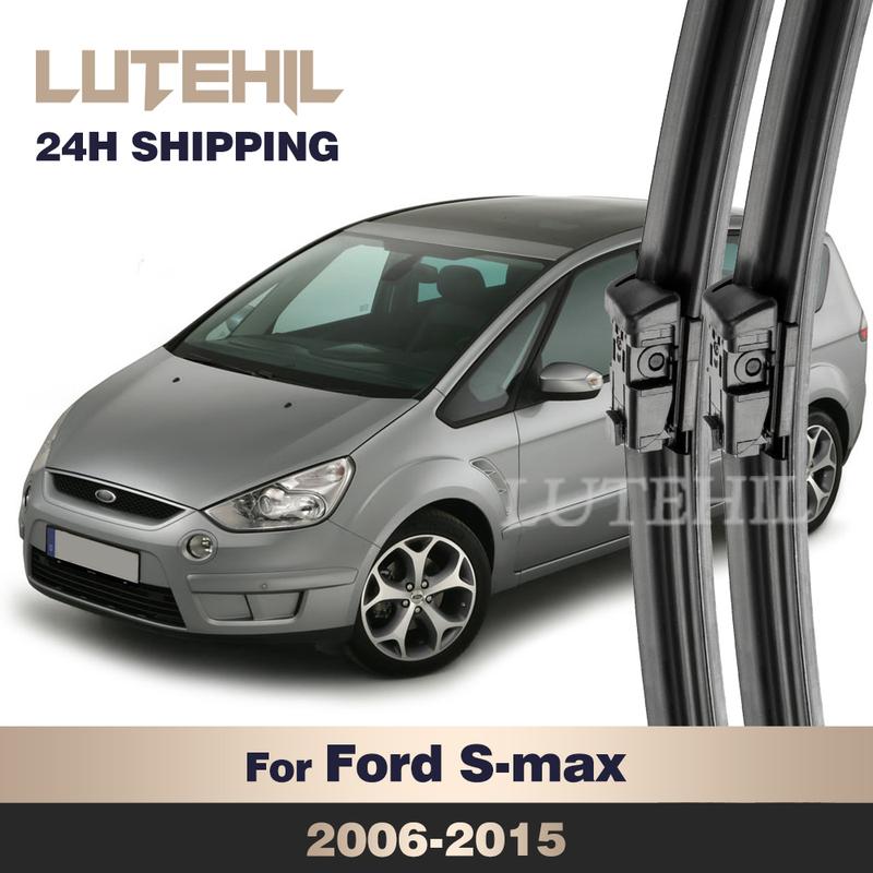 Для Ford S-max 2006-2015 2007 2008 2009 2010 2011 2012 2013 2014 Дворник Передние щетки стеклоочистителя Лобовое стекло Окно 30"+26"