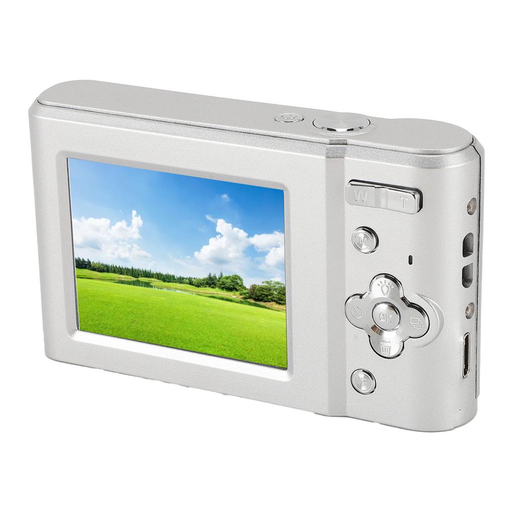 Цифровая камера для подростков и детей 2.7K 48MP HD 2.4-дюймовый цветной экран 8-кратный цифровой зум Компактная камера для