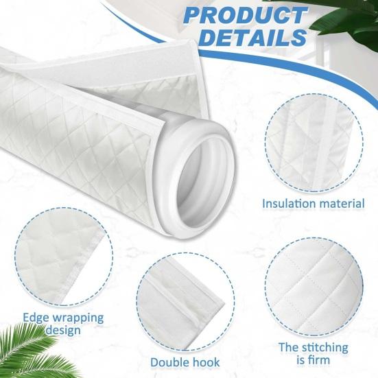 Комплект изоляционных чехлов для кондиционера Универсальный Легко устанавливаемый Изоляционная муфта для шланга портативного кондиционера Чехол-обертка для шланга кондиционера