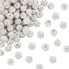 100 шт. Белые стразовые бусины 10 мм, глиняные бусины-паве для DIY, полимерные хрустальные бусины для изготовления ювелирных изделий