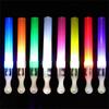 5/12Pcs LED Glow Sticks Bulk Colorful RGB Glow Foam Stick Cheer Tube Dark Light for Xmas Birthday Wedding Party Supplies