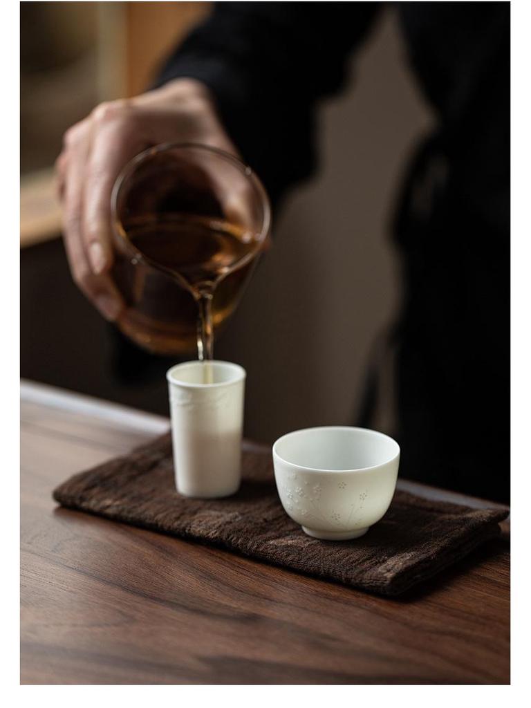 Sitaozhai Aroma Tea Tasting Cup - Single Ceramic Tea Ceremony Cup for Personal Use