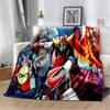UFO Robot Grendizer Anime Cartoon Soft Plush Blanket,Flannel Blanket Throw Blanket for Living Room Bedroom Bed Sofa Picnic Kids