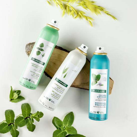 KLORANE Nettle No Sebum Dry Shampoo 150ML 2 Pack Special