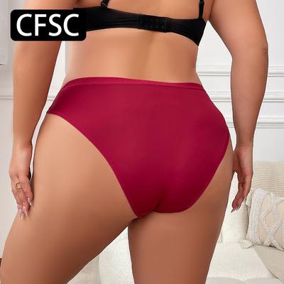CFSC Женское нижнее белье больших размеров, однотонное нижнее белье с принтом