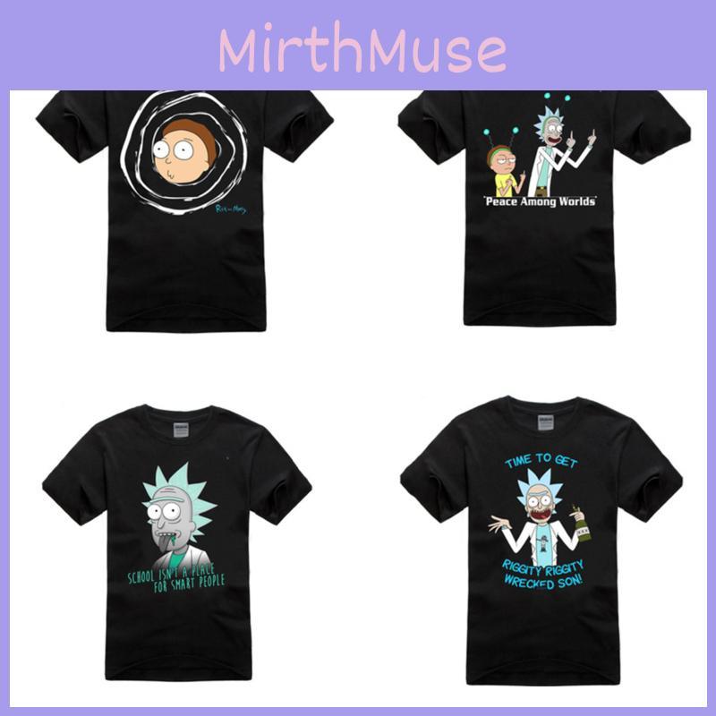 Мужская футболка Rick And Morty с коротким рукавом, полиэстер, дышащая, летний повседневный стиль, для подростков