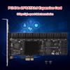 20-портовая PCI-E SATA3.0 PCI-E 1X PCI Express 3.0 GEN3 Карта расширения 6 Гбит/с Конвертер Адаптер для ASM1166 Аксессуары для адаптера
