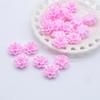 50Pcs 12mm 3D Mini Flower Lotus Flatback Planar Resin Accessories DIY Craft Phone Patches Arts Material