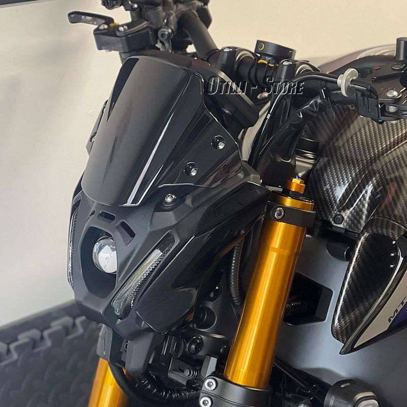 New MT-09 2021 2022 2023 Windscreen Windshield Screen Motorcycly Fly Shield Wind Deflector Screen For Yamaha MT09 MT 09 mt09