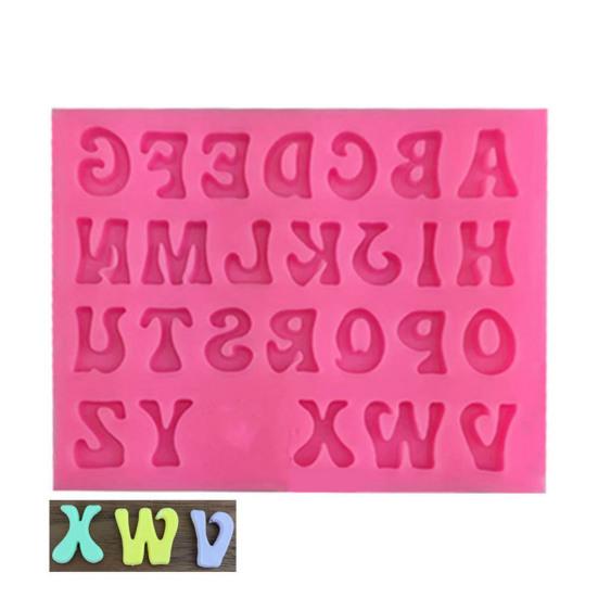 Инструменты для выпечки, легко моющиеся, легкие, пищевые, цифры, алфавит, сахарный торт, силиконовая форма, шоколадная форма