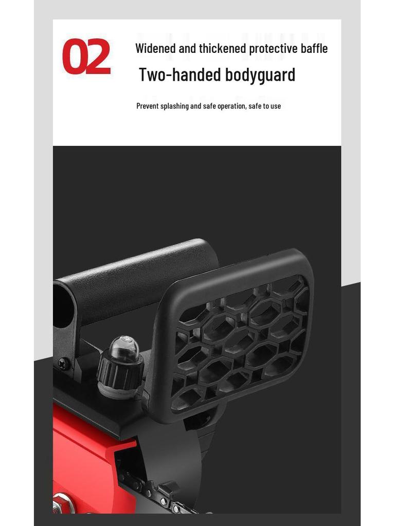 Импортная высокомощная беспроводная электрическая цепная пила - Многофункциональная, идеально подходит для пиления, резки и валки деревьев, идеально подходит для домашнего и уличного использования.