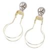 2pcs Lamp Bulb Clip Adapter Modern Stylish Metal Lampshade Holder Adapter Clip On Lampshade Adapter for Living Room Bedroom