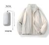 Американская хлопковая куртка с воротником-стойкой и компактный шерстяной пальто