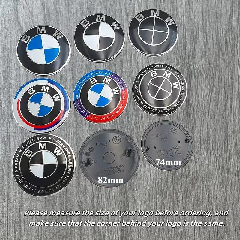74/82mm is suitable for the ABS logo of BMW Group/for the replacement of x1x3xm2m3m4m5 card pin style badge.Quick delivery