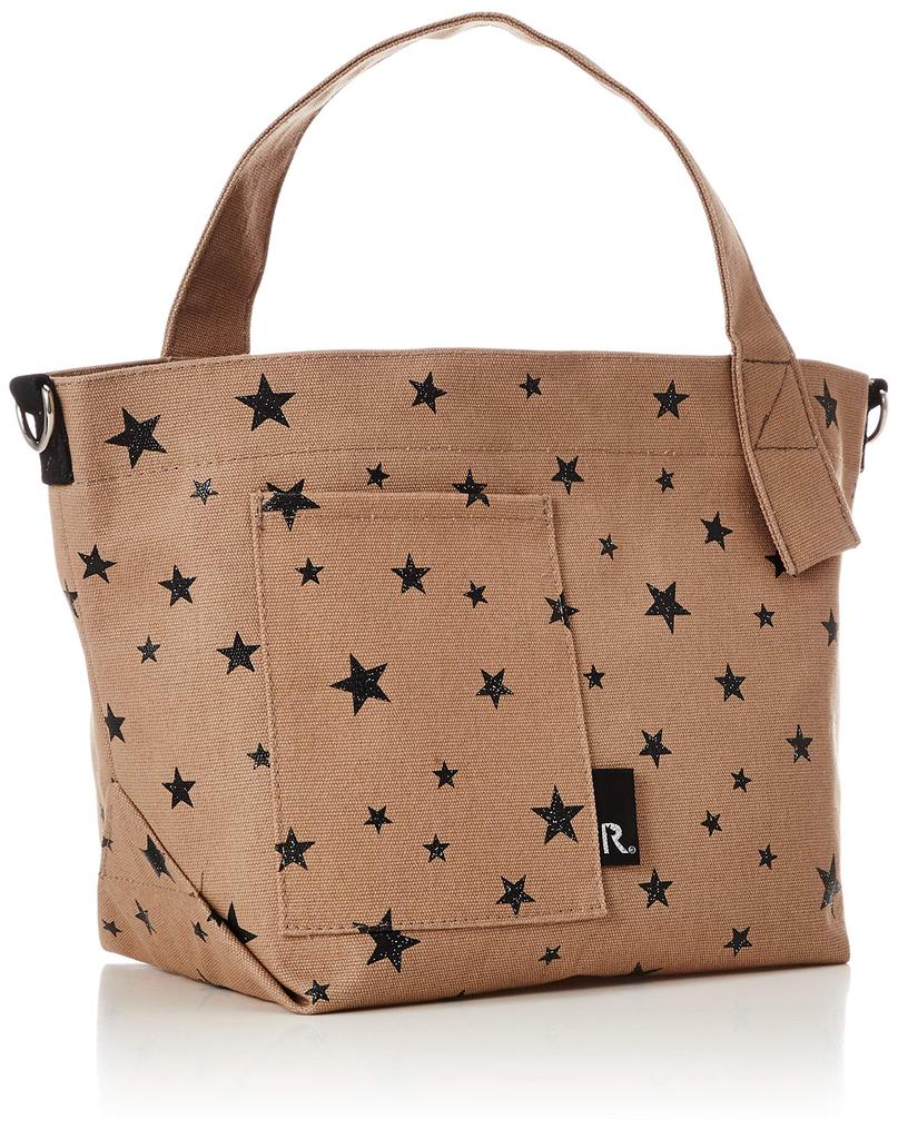 Сумка-тоут из холста 1956 бежевого цвета [Rootote] Водоотталкивающая LT.Deli.Star-A женская