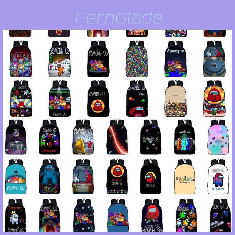 Backpack Us Among Student Kid Schoolbag Travel Bag Bookbag Shoulderbag Rucksack