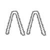 2Pcs Chainsaw Chain 40 62DL Saw Cutting Blade Alloy Steel Set Kit for Woodworking18in 62 Drive