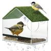 Window Bird Feeder with Turf Suction Cups and Removable Seed Tray Window Bird House Feeder