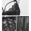 Ladies Summer Sexy Mesh See-through Lace Embroidered Sling Pajamas