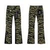 Valabasas Style '' Retro Distressed Washed Stretch Flare Jeans Men Women Streetwear Casual Pants