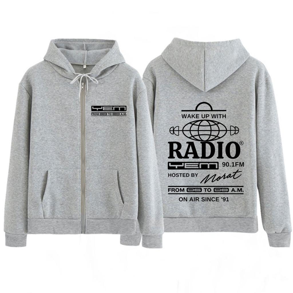 Band Morat Yem Ya Es Manana World Tour Print Zipper Hoodie Men Women Fashion Sweatshirt Casual Oversized Zip Up Jacket
