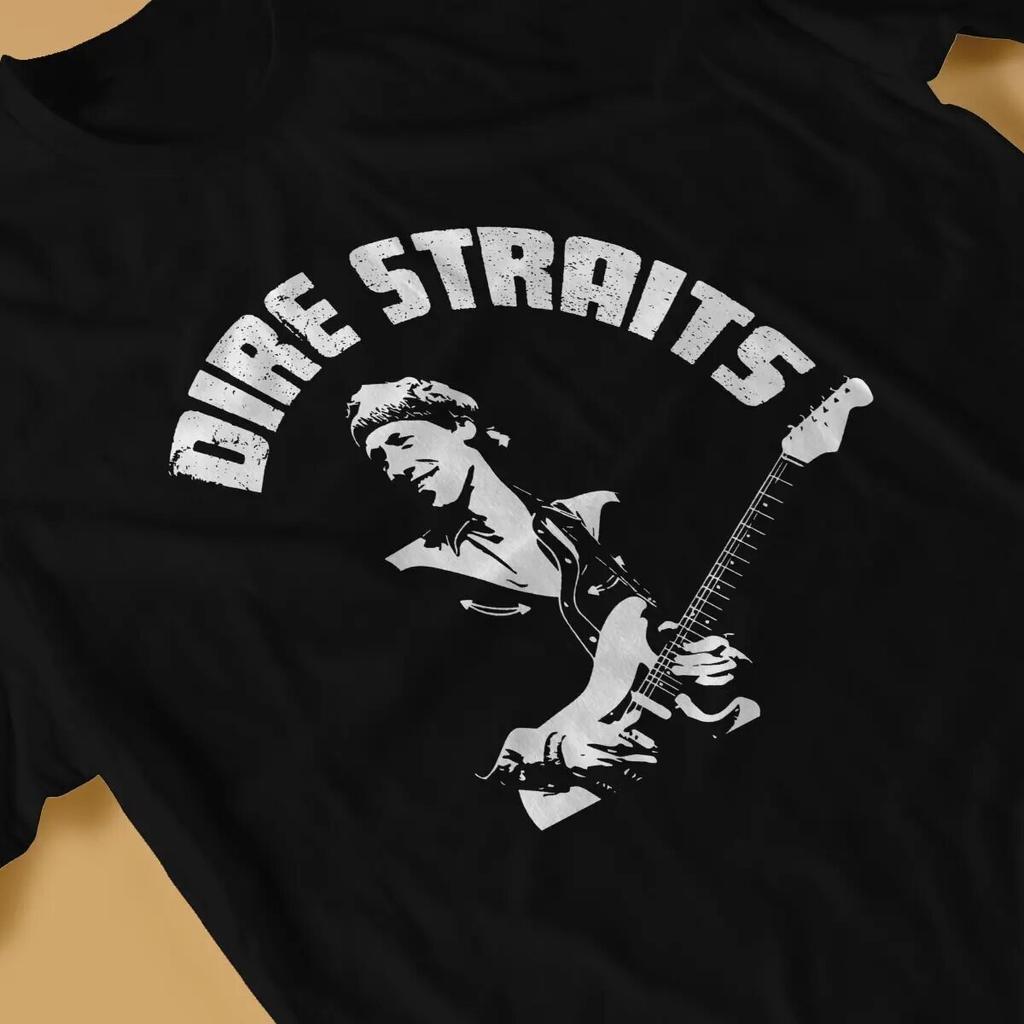 Футболки унисекс 1970-х годов, новинка британской рок-группы, хлопковые рукава, футболки Dire Straits, одежда с круглым вырезом, подарок на день рождения
