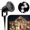 Christmas Snowflake Projector Light Decoration Christmas Party Laser Led Stage Light Outdoor Lamp Snow Spotlight Garden Decor