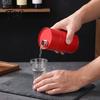 Kitchen Countertop Oil Storage Drum Shape Wine Pot, Durable Stainless Steel Leak-proof Gadget for Home Cooks Cruet, 350ml Capacity, Refillable