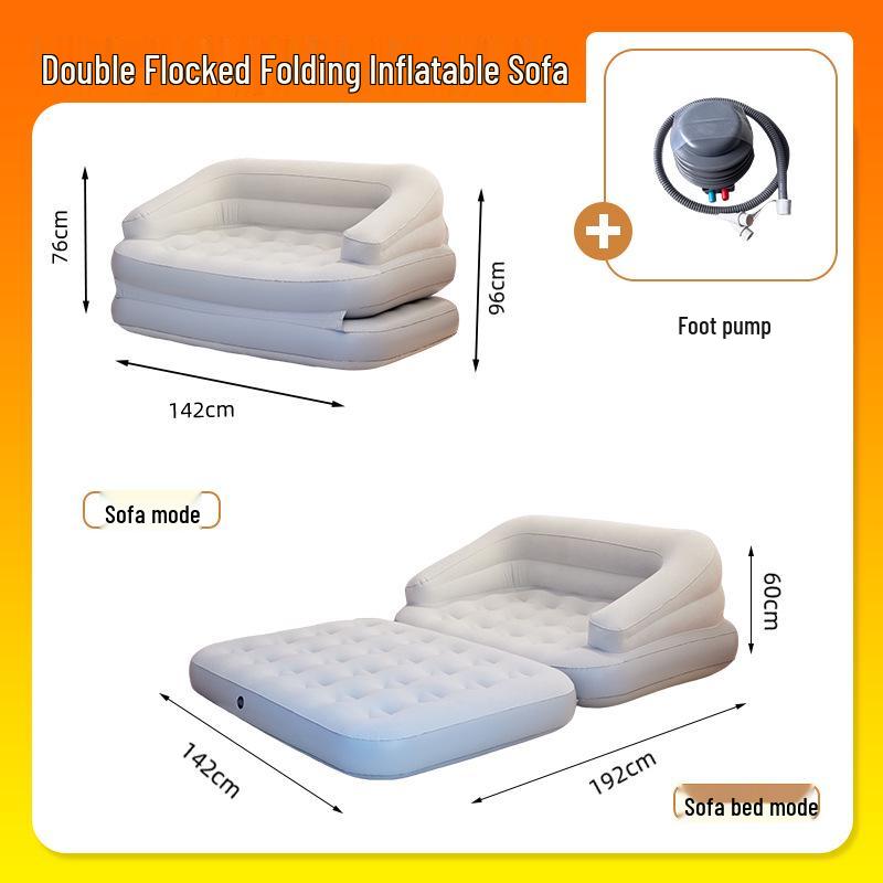 Портативный надувной диван-кровать для улицы и походная надувная подушка