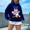 Худи с графическим принтом Минни Дэйзи и друзья Весна Осень Женский Мужской Повседневный Пуловер Толстовка Уличная одежда Толстовка Подарки Дисней
