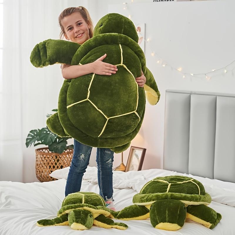 Sea Turtle Stuffed Animal Babies Mommy Turtle Plush Toy Stuffed Animal Family Plushie Birthday Party Gift for Kids Girl Boy