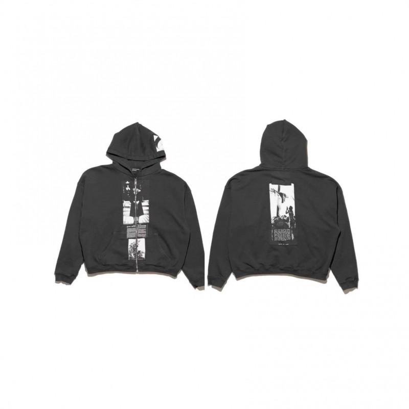 ERD Depressed Rich Kid Vintage Hooded Sweatshirt Teens Loose Fit Casual Streetwear