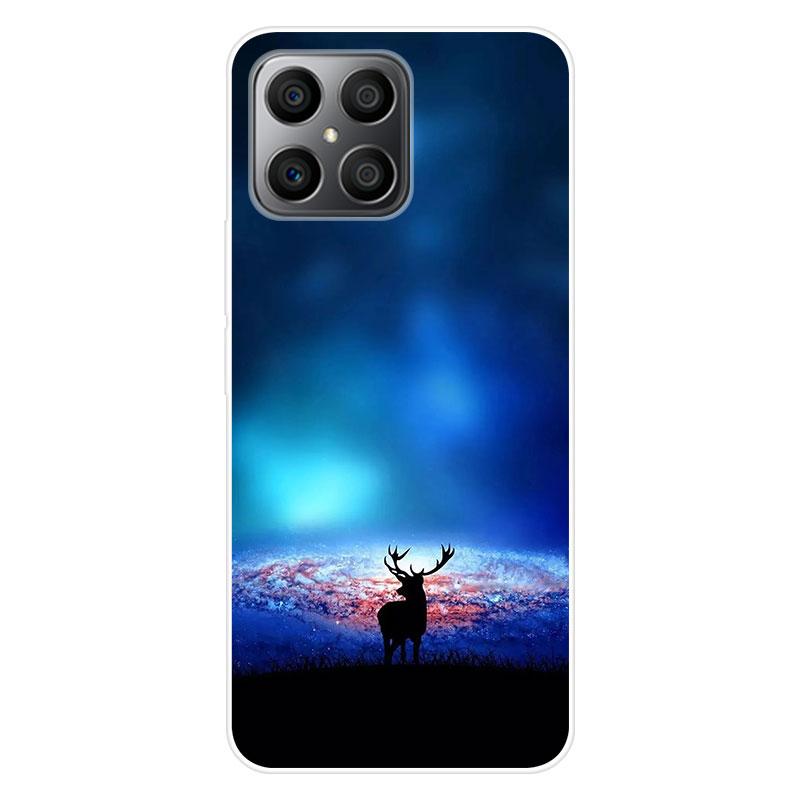 Для Honor X8 X 8 HonorX8 TFY-LX2 чехол Мягкая силиконовая задняя крышка чехол для телефона с рисунком Звездное небо