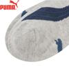 PUMA Socks for Men, Basic Casual Boat Socks, 3 Pairs, Gray, One Size Fits All