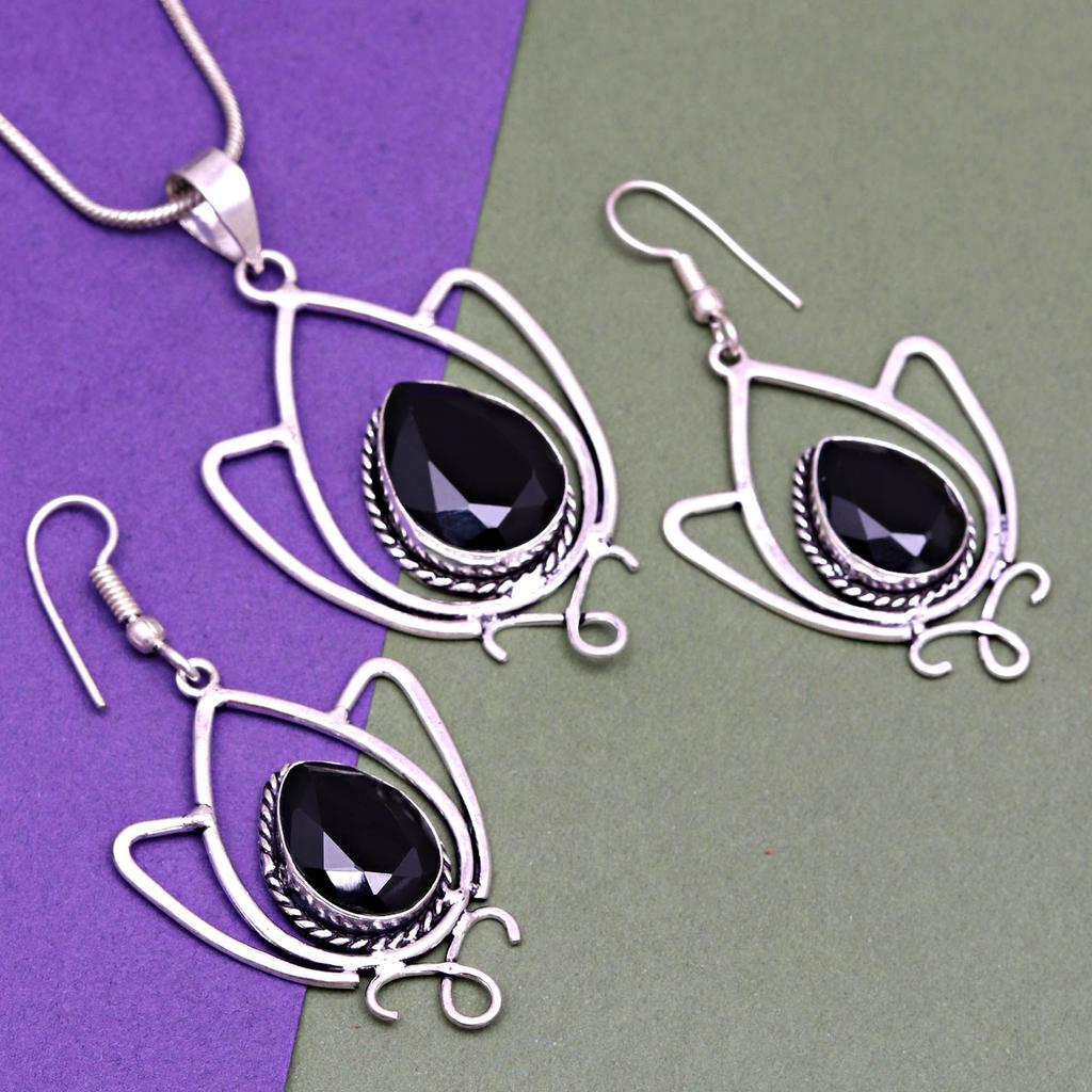 Черный кулон на позвоночнике с драгоценными камнями, ювелирные изделия ручной работы ко Дню святого Валентина, золото