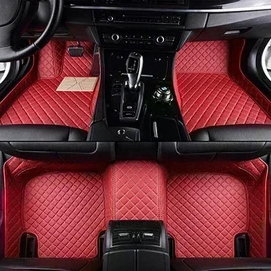 Custom 3D Full Coverage Car Floor Mats for Fiat 500 500X 2011-2012 Year Interior Details Auto Accessories
