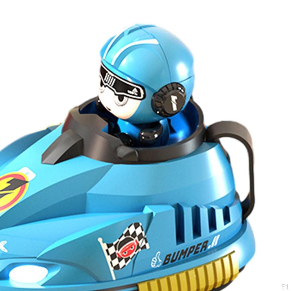 RC Cartoon Car Toy Battle Race Set Crash Into Opponents Ejecting for Ages 6 and Up