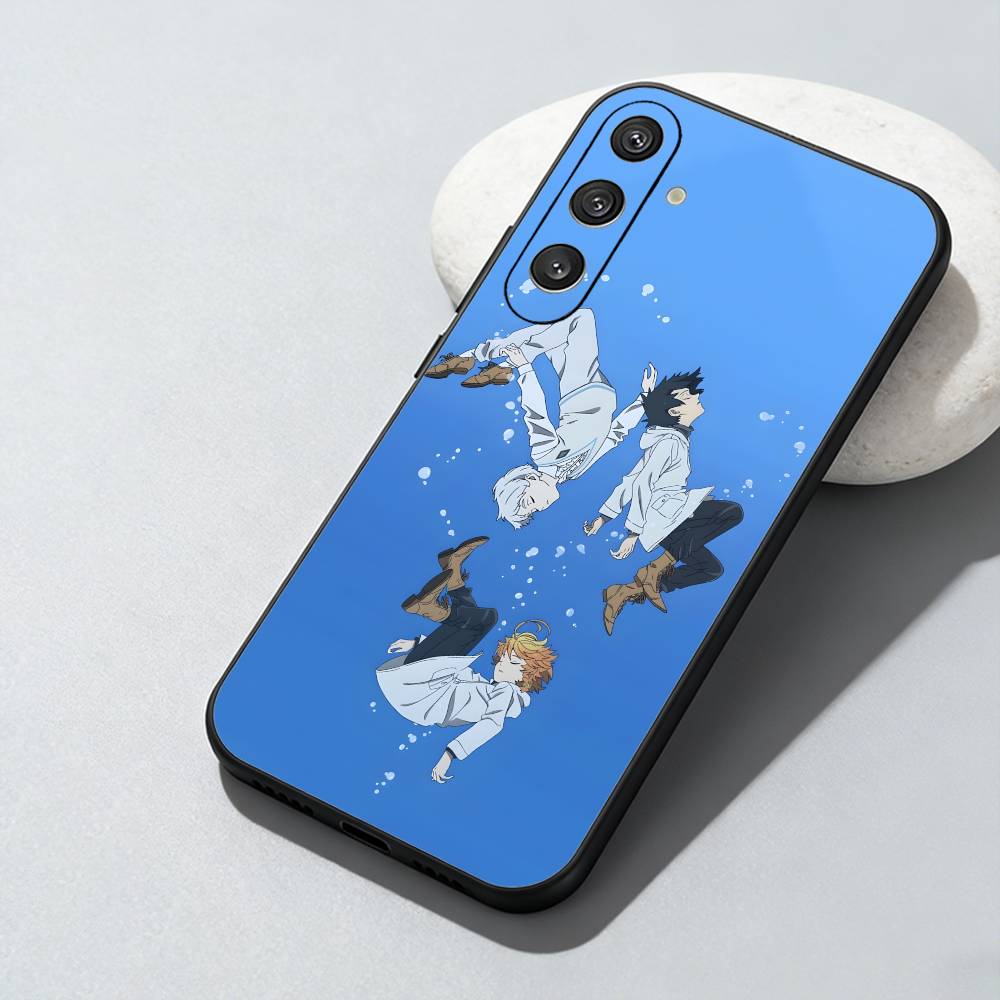 E-Emma Anime TNP The Neverland Phone Case For Samsung Galaxy A73,A72,A71,A70,A52,A51 Others Soft Black Cover