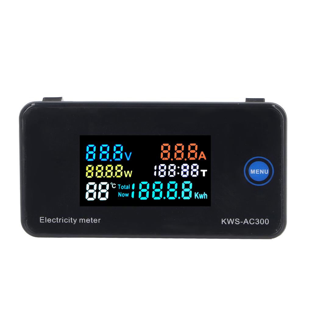 Вольтметр Амперметр переменного тока AC50?300В 0?20A LCD HD дисплей измеритель тока и напряжения со встроенным взаимным