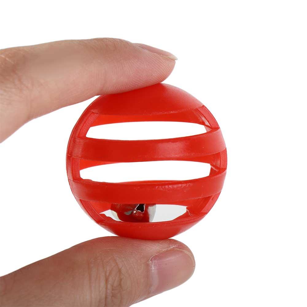 Plastic Cat Bell Ball Toy Interactive Jingle Ball Cat Toys Portable Chasing Cat Toys Ball Puppy