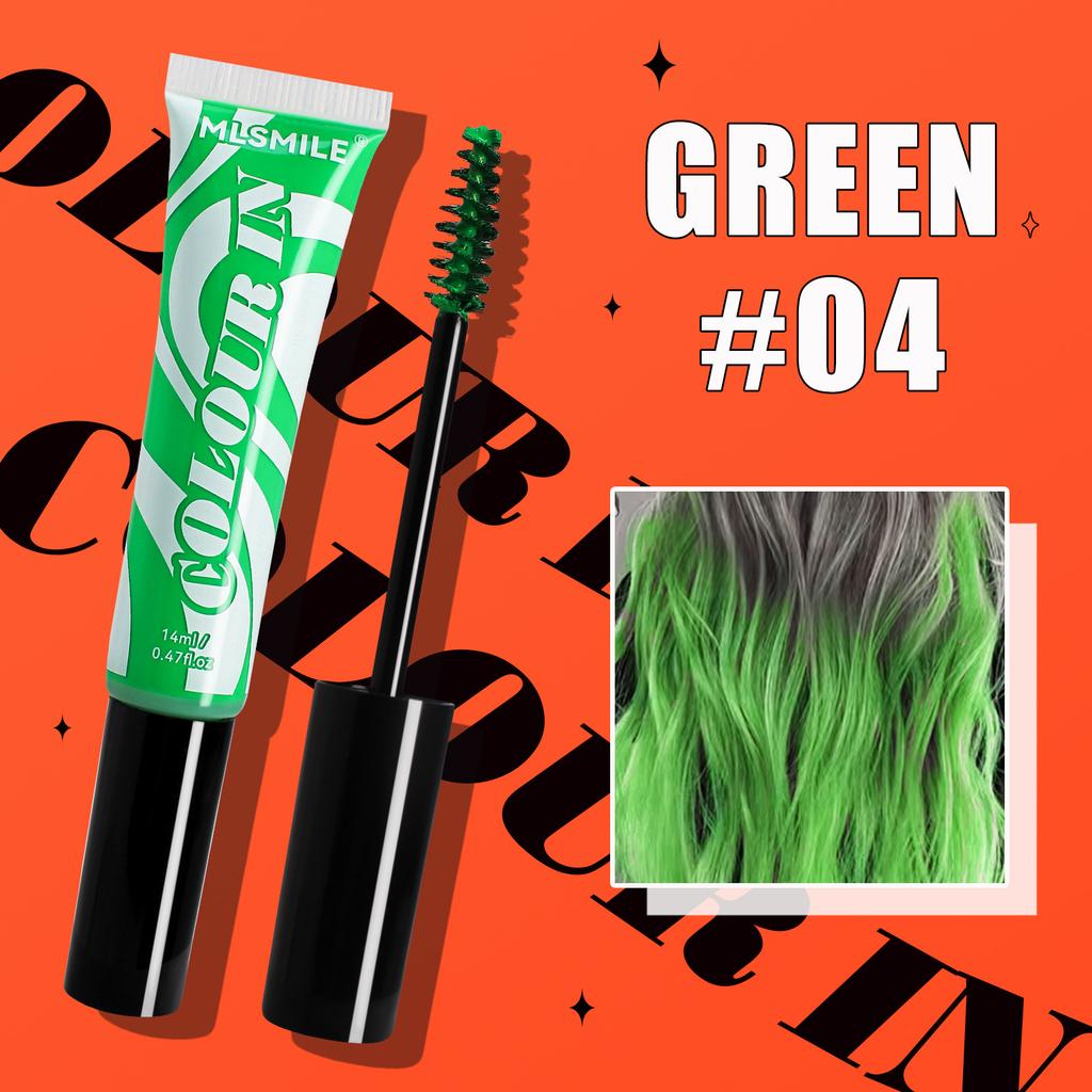 Одноразовая краска для волос красного, желтого и синего цвета, крем для бровей Cos Stage Makeup