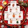 10 Pcs Christmas Pocket Hug Gifts Mini Holiday Souvenir Token with Heartwarming Cards Employee Appreciation Gifts for Coworker Employee Family Friends